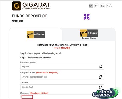 interac e transfer casino|interac e-transfer fees.